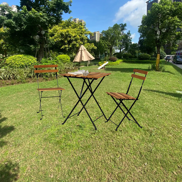 Smith and hawken discount teak bistro set